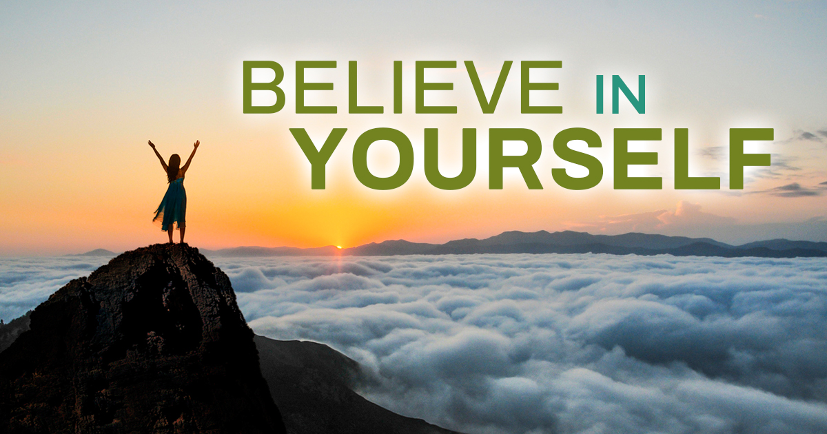 Believe in Yourself motivational quote